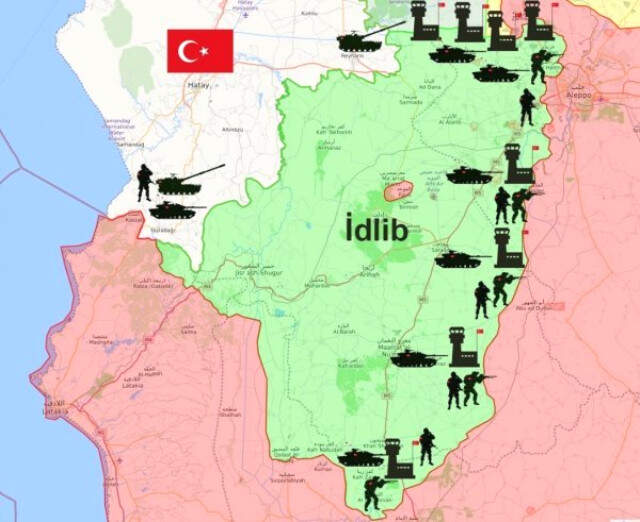 Rusya ve Türkiye'nin Anlaşmasında Sonra Kurulan Halep'in Batısındaki Türk Üssü İlk Kez Görüntülendi Rusya ve Türkiye'nin Anlaşmasında Sonra Kurulan Halep'in Batısındaki Türk Üssü İlk Kez Görüntülendi