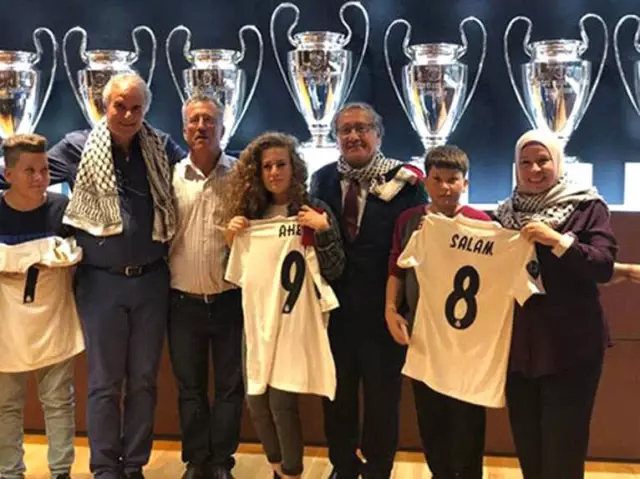Real Madrid, Filistin Direnişinin Simgesi Olan Tamimi'yi Ağırladı