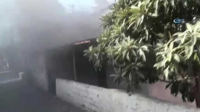 Anne ve 3 Çocuğu Yangından Kurtaran Kahraman Köpek 'Cesur', Kahvedekilerden Yardım İstedi