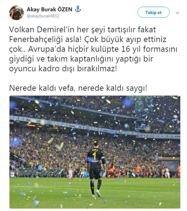 Fenerbahçeli Taraftarlar; Volkan, Aatıf ve Dirar'ın Kadro Dışı Bırakılması Konusunda İkiye Bölündü