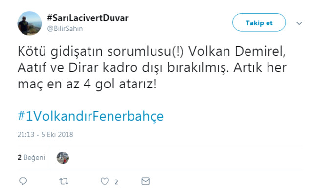 Fenerbahçeli Taraftarlar; Volkan, Aatıf ve Dirar'ın Kadro Dışı Bırakılması Konusunda İkiye Bölündü