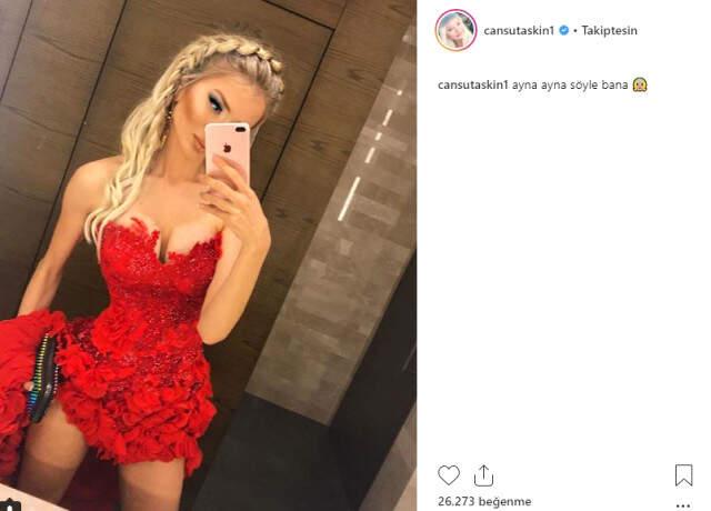 Cansu Taşkın, Fiziğiyle Takipçilerine Şov Yaptı