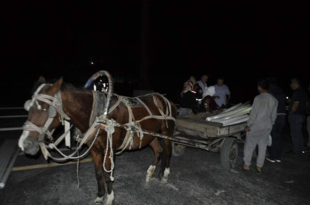 İnşaat Malzemeleri Çalan Kadın Hırsızlar, At Arabası İle Gözaltına Alındı İnşaat Malzemeleri Çalan Kadın Hırsızlar, At Arabası İle Gözaltına Alındı