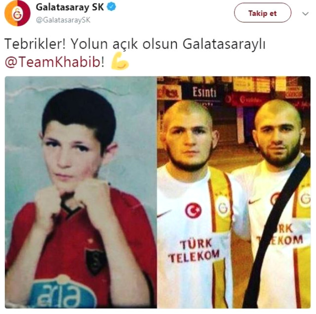 Milyonlarca Kişinin İzlediği Dövüşçü Khabib, Galatasaraylı Çıktı