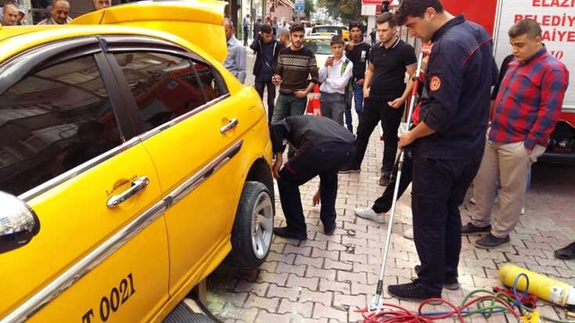 Ticari Taksiye Giren Yılan, Taksiciye Korku Dolu Anlar Yaşattı