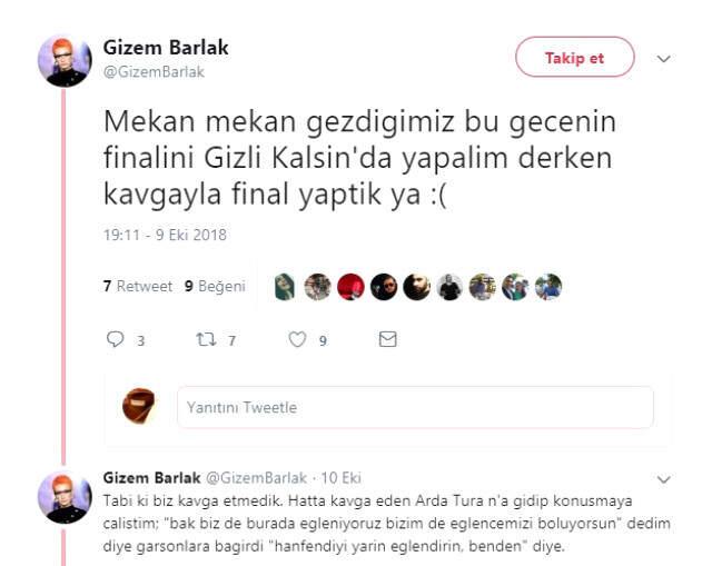 Ünlü Model Gizem Barlak, Tartışmanın Olduğu Gece Arda Turan'ın Kendisine Saygısızlık Yaptığını Anlattı