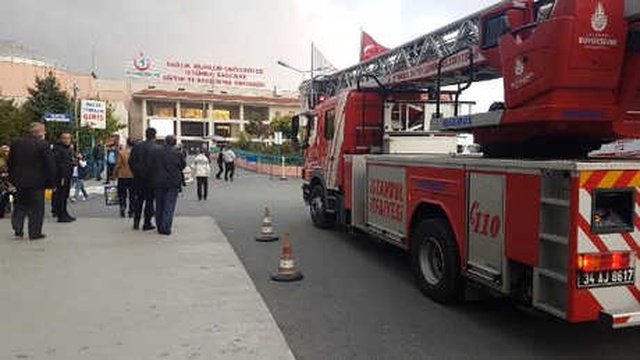 Bağcılar Eğitim ve Araştırma Hastanesinde Korkutan Yangın! Hastalar Tahliye Edildi