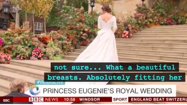 Kraliyet Ailesinin Düğününde BBC'den Prenses Gafı: Ne Kadar Güzel Göğüsler