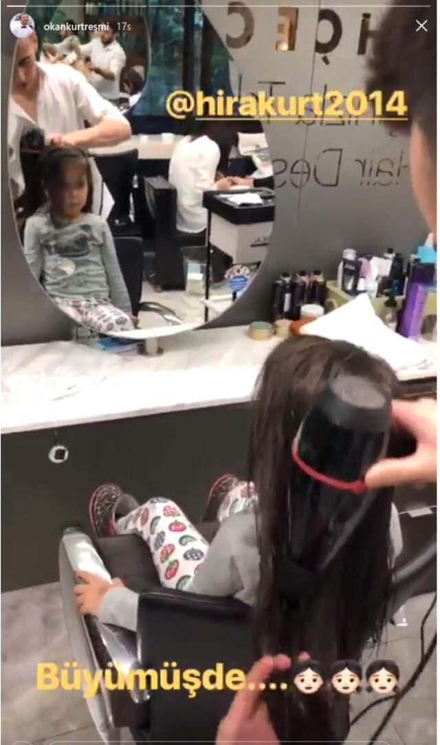 Demet Akalın'dan Boşanan Okan Kurt Kızı Hira'nın Kuaförde Saçlarını Yıkadı Demet Akalın'dan Boşanan Okan Kurt Kızı Hira'nın Kuaförde Saçlarını Yıkadı