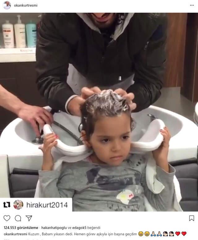 Demet Akalın'dan Boşanan Okan Kurt Kızı Hira'nın Kuaförde Saçlarını Yıkadı Demet Akalın'dan Boşanan Okan Kurt Kızı Hira'nın Kuaförde Saçlarını Yıkadı