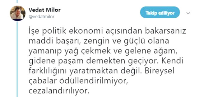 Vedat Milor, Türk Lokantalarına İsyan Etti: Artık Paylaşmayacağım