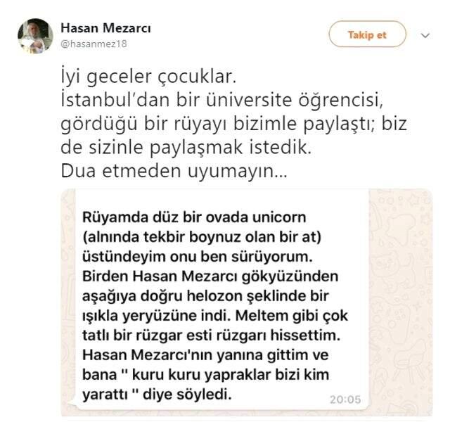 Hasan Mezarcı'dan Skandal Sözler: Bana İnanmayan Helak Olacak!