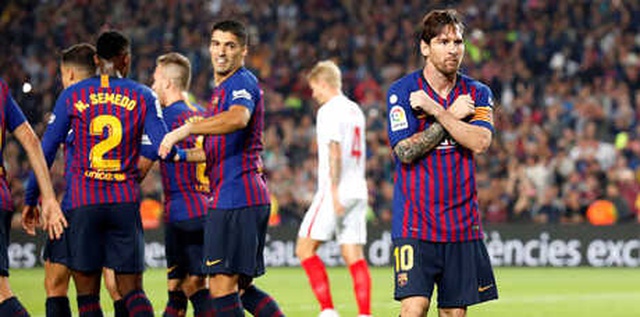 Messi'nin Sakatlandığı Maçta Barcelona, Sevilla'yı 4-2 Mağlup Etti