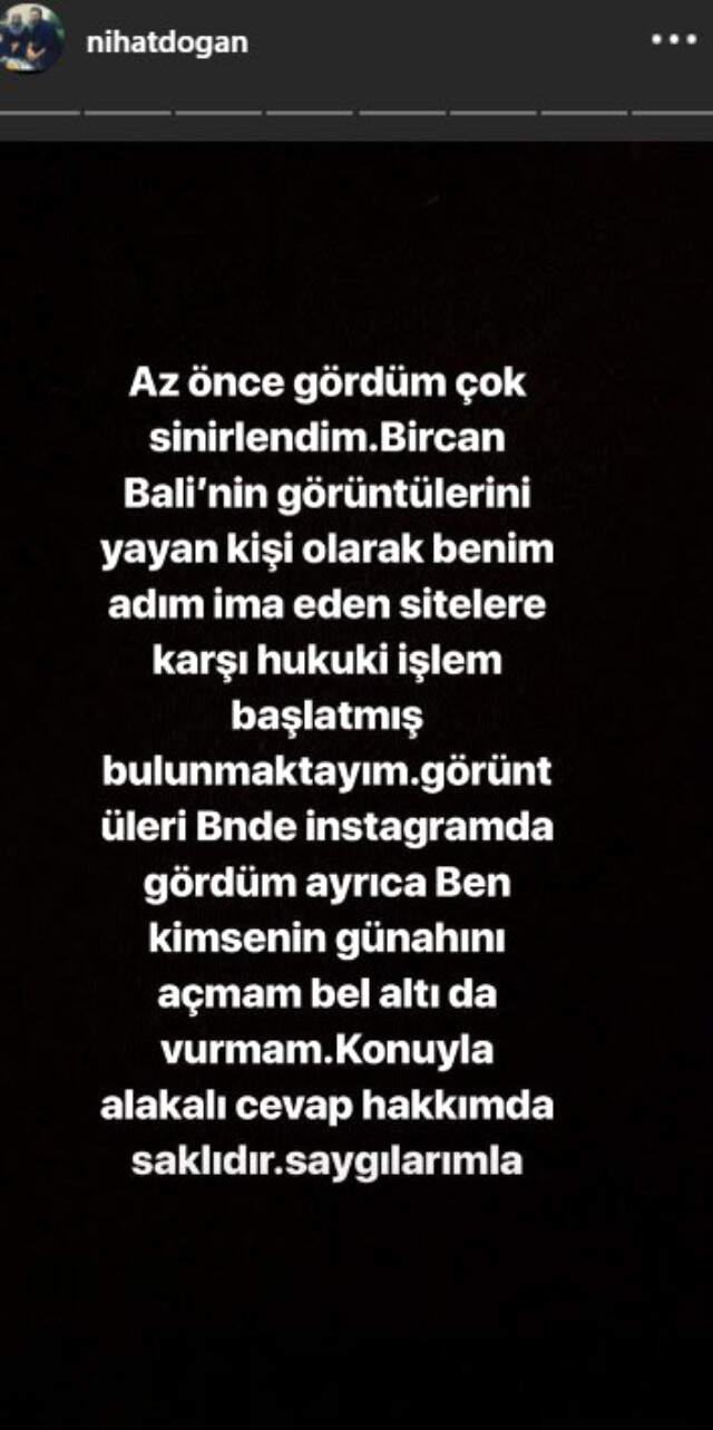 Bircan Bali'nin Samimi Görüntülerini Ortaya Çıkardığı Söylenen Nihat Doğan: Kimseyi Bel Altından Vurmam