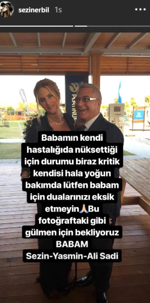 Yoğun Bakımda Tedavi Gören Mehmet Ali Erbil'in 22 Yaşındaki Kız Arkadaşından Duygusal Paylaşım