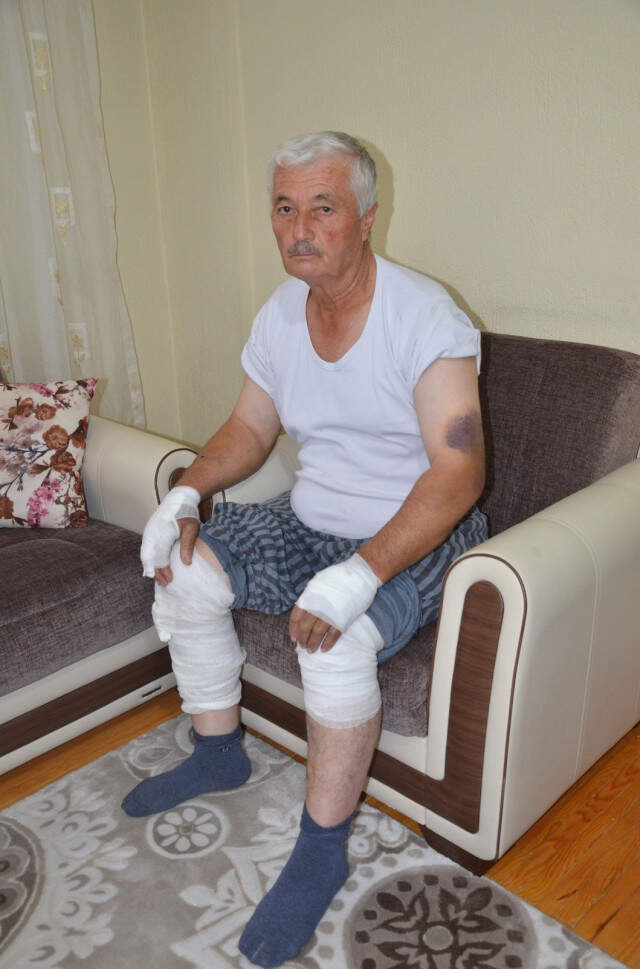 Yaşlı Adamı Sokak Ortasında Demir Sopayla Öldüresiye Dövdü! Dehşet Anları Kamerada