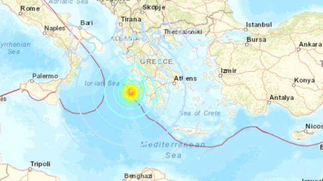 Yunanistan'daki 6,8 Büyüklüğünde Deprem 4 Ülkeden Daha Hissedildi
