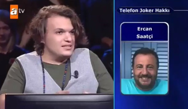Kim Milyoner Olmak İster'e Telefon Jokeri Olarak Katılan Ercan Saatçi Soruyu Yanlış Cevapladı