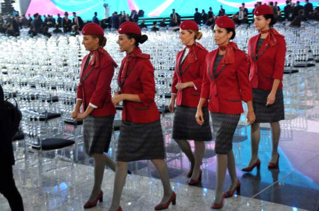 THY'den Yeni Havalimanı'na Yeni Kıyafetle THY'den İstanbul Yeni Havalimanı'na Yeni Kıyafetler