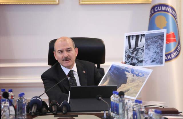 İçişleri Bakanı Soylu, Donarak Şehit Olan Askerlere Ait Olduğu İddia Edilen Fotoğrafları Yalanladı