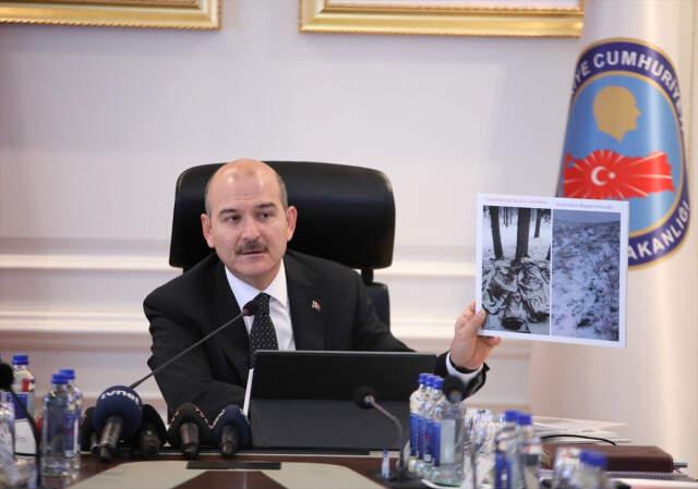 İçişleri Bakanı Soylu, Donarak Şehit Olan Askerlere Ait Olduğu İddia Edilen Fotoğrafları Yalanladı