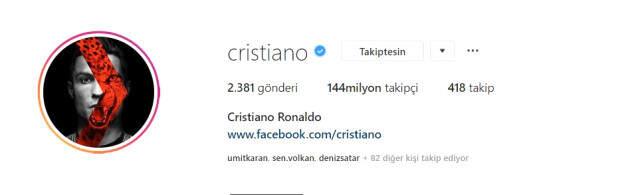 Ronaldo, Selena Gomez'in Tahtına Oturdu!