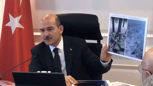 İçişleri Bakanı Soylu, Donarak Şehit Olan Askerlere Ait Olduğu İddia Edilen Fotoğrafları Yalanladı
