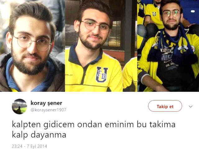 Fenerbahçeli Şener'in Sosyal Medyada 4 Yıl Önce Yaptığı Paylaşım Yürek Yaktı Fenerbahçeli Şener'in Sosyal Medyada 4 Yıl Önce Yaptığı Paylaşım Yürek Yaktı