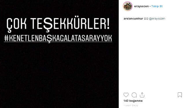 Galatasaray Camiasından Ortak Tepki: Kenetlen Başka Galatasaray Yok Galatasaray Camiasından Ortak Tepki: Kenetlen Başka Galatasaray Yok