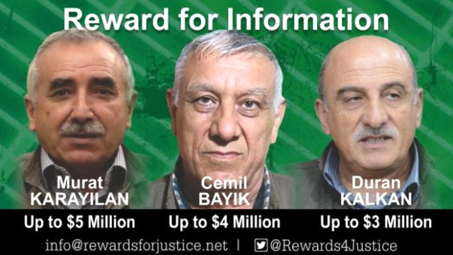ABD'nin Milyonlarca Dolar Ödül Koyduğu PKK Yöneticileri Murat Karayılan, Cemil Bayık ve Duran Kalkan Kimdir?