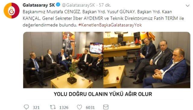 Galatasaray'dan Dikkat Çeken Paylaşım: Yolu Doğru Olanın Yükü Ağır Olur