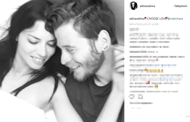 Metin Hara ve Adriana Lima, Sosyal Medya Mesajlarıyla Çok Konuşuldu