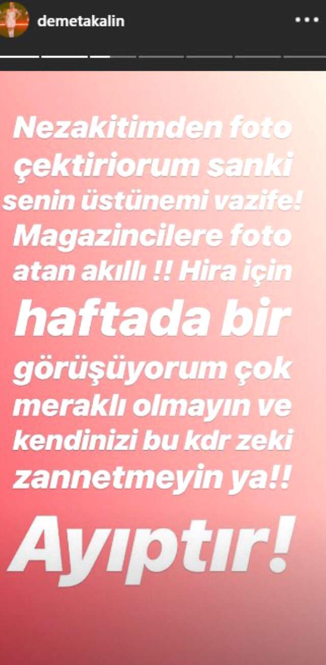 Hira İçin Okan Kurt'la Gezmeye Giden Demet Akalın, Buluşmalarını İfşa Eden Hayranına Ateş Püskürdü