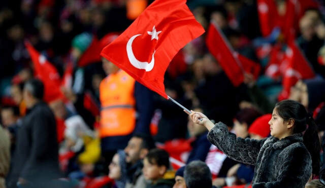 Konya'da Tribünler Tamamen Doldu Konya'da Tribünler Tamamen Doldu