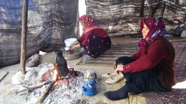 Kıl Çadırlarda Yaşayan Yörük Kadınları, Çamaşır Makinesi ile Tanıştı