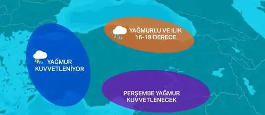 Meteoroloji Uyardı! Yağış Geliyor, Sıcaklıklar 8 Derece Birden Düşecek