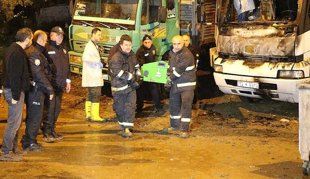 Korkunç Kaza! Kamyon İçinde Isınmak İçin Yaktığı Tüp Sonu Oldu
