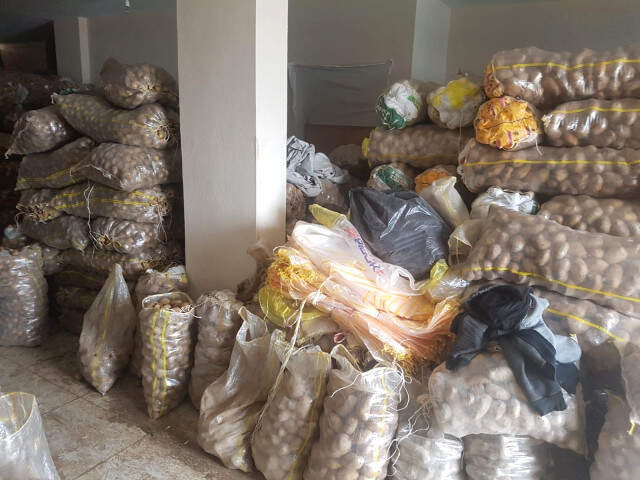 Stokçu Baskınından 80 Ton Patates Çıktı