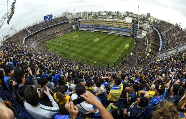 Boca Juniors Taraftarları, Libertadores Kupası Maçı Öncesinde Yapılan Antrenmanda Takımını Yalnız Bırakmadı