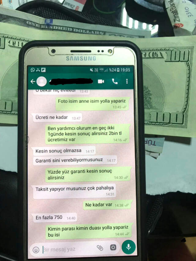 Kesira' Lakaplı Büyücünün WhatsApp Mesajları Ortaya Çıktı! 'Kesira' Lakaplı Büyücünün WhatsApp Mesajları Ortaya Çıktı!