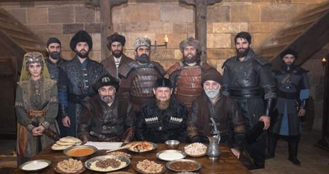 Çeçen Lideri Ramazan Kadirov, Diriliş Ertuğrul Setini Ziyaret Etti