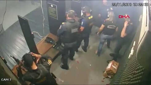 Atış Poligonunda Yangın Çıktı, Panik Anları Güvenlik Kameralarına Yansıdı