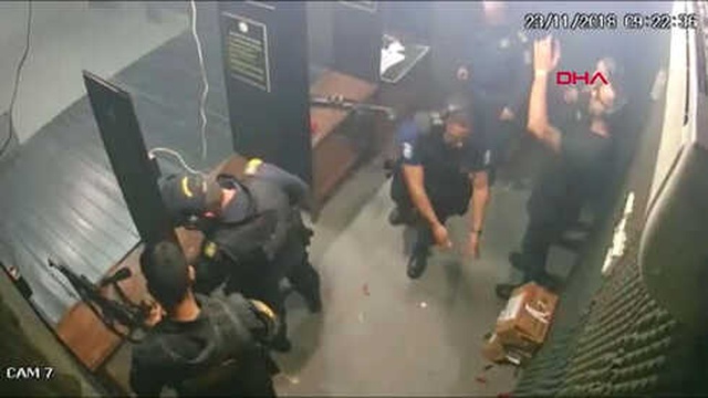 Atış Poligonunda Yangın Çıktı, Panik Anları Güvenlik Kameralarına Yansıdı