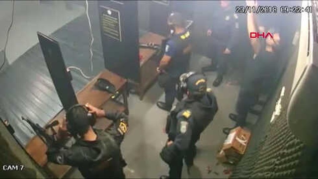 Atış Poligonunda Yangın Çıktı, Panik Anları Güvenlik Kameralarına Yansıdı