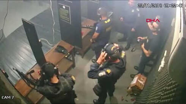 Atış Poligonunda Yangın Çıktı, Panik Anları Güvenlik Kameralarına Yansıdı