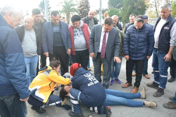 Yaralı Kadına İlk Müdahaleyi Ereğli Belediye Başkanı Hüseyin Uysal Yaptı