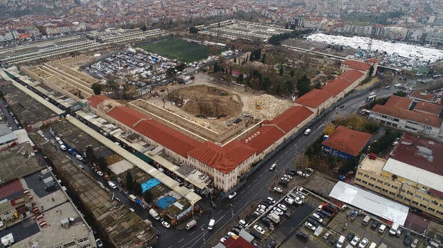 Türkiye'nin En Büyük Kütüphanesinin İnşa Edildiği Rami Kışlası Havadan Görüntülendi