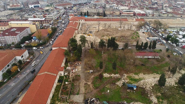 Türkiye'nin En Büyük Kütüphanesinin İnşa Edildiği Rami Kışlası Havadan Görüntülendi
