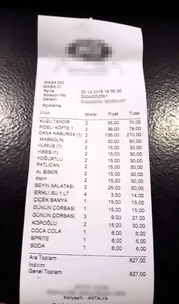 Et Restoranında Fiyat Şoku! Sipariş Vermediği Halde Masaya Getirilen Mezeler Hesaba Eklendi