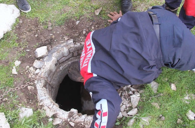 Havlayan Köpeği Takip Edip Kuyudaki İneği Buldular